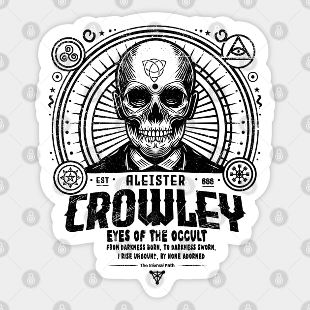 Crowley Sticker by artslaves